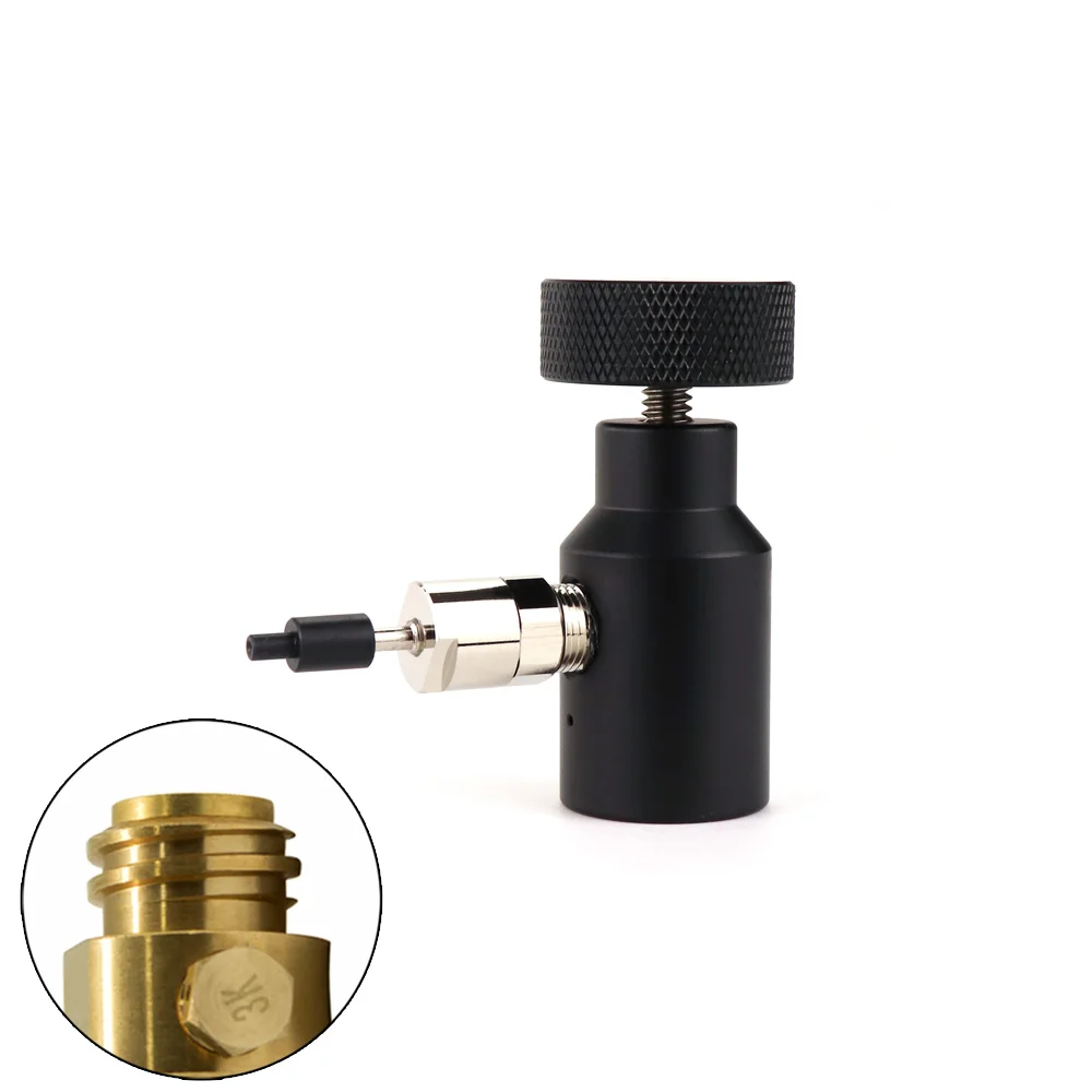 Adaptador de cargador de aguja de recarga Airsoft CO2, compatible con cilindro de Soda CO2, nuevo