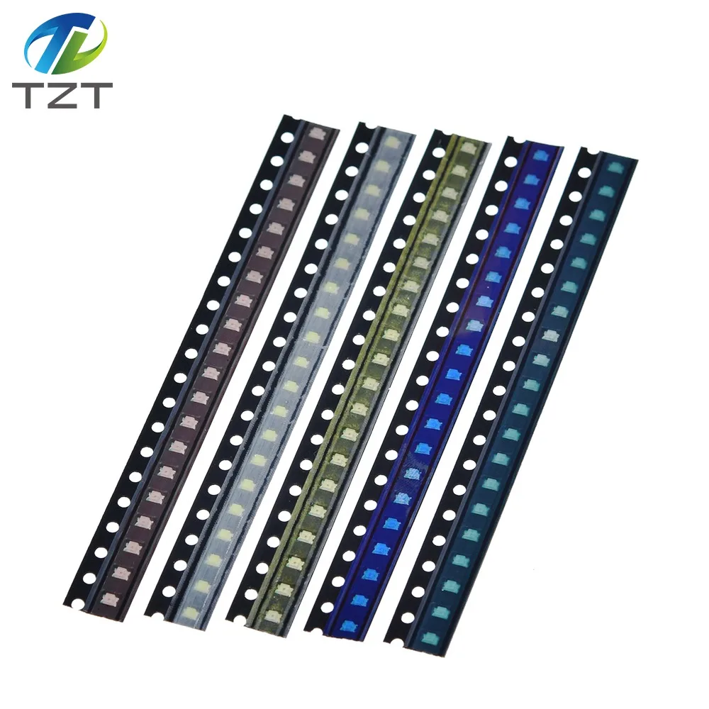 100 stücke = 5 farben x 20 stücke 5730/5050 /1210 /1206 /0805 /0603 LED Diode Sortiment SMD LED Diode Kit grün ROT Weiß Blau Gelb 5630 – Detail 20