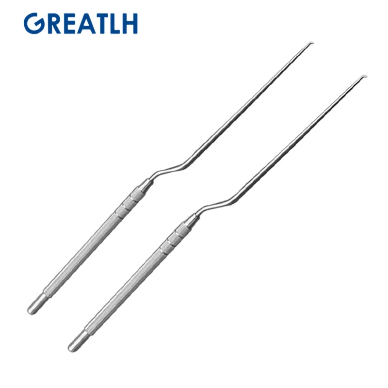 Stainless Steel  Ear Use Hook Cerumen Hook/earpick Straight/Gun Type Hospital ENT Surgery Tools