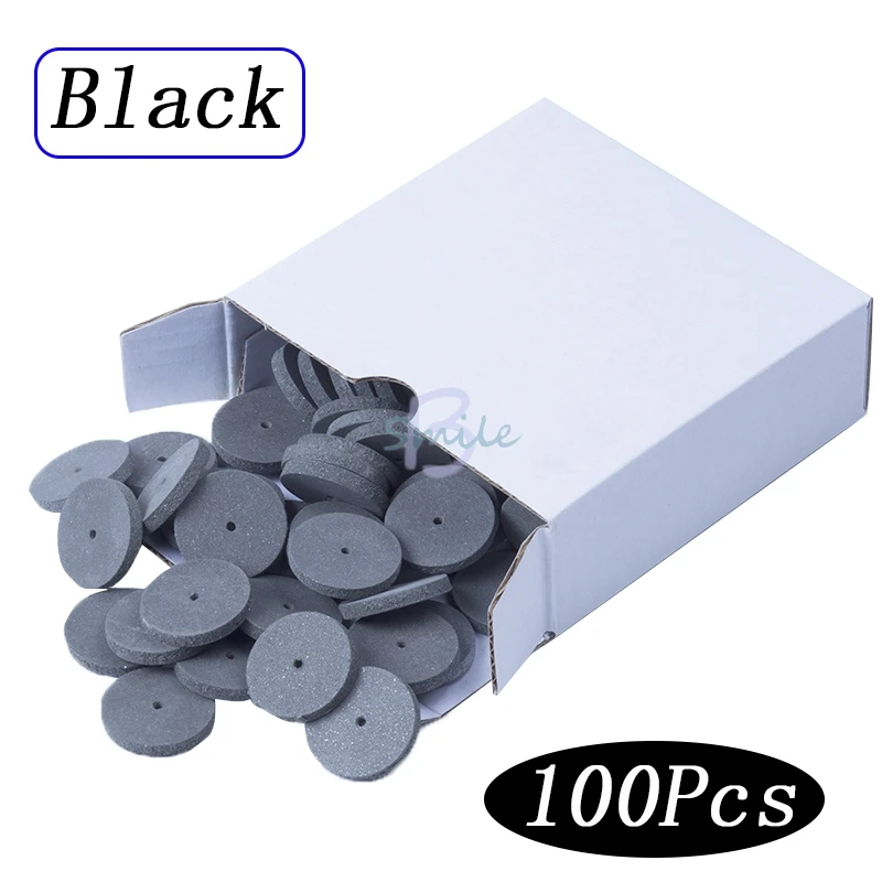 High quality 100 pcs/box dental laboratory polishing wheel tool bur polishing particle silicone rubber polishing wheel