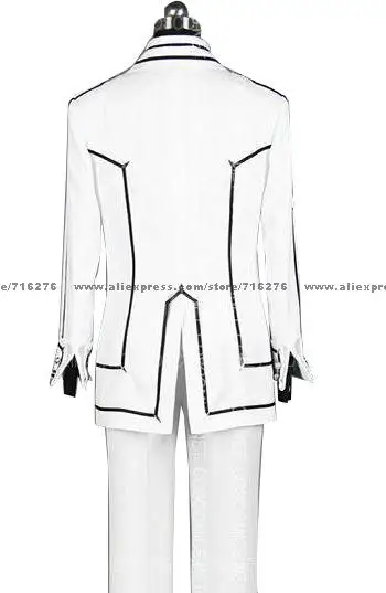 Vampire Knight Boy Night Cosplay Halloween Uniform-Armband included.