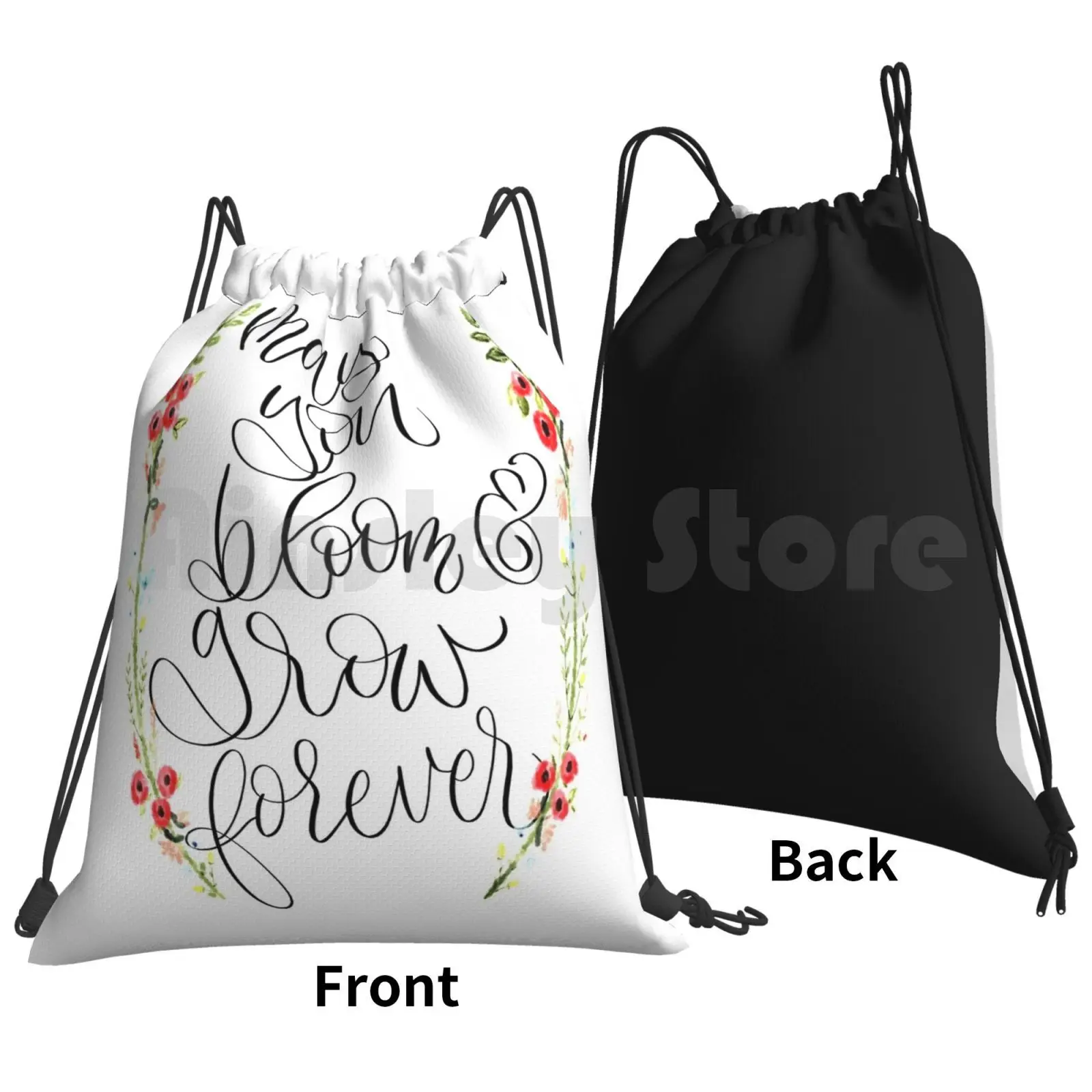 Edelweiss Backpack Drawstring Bag Riding Climbing Gym Bag Sound Of Music Julie Andrews Christopher Plummer Edelweiss Music