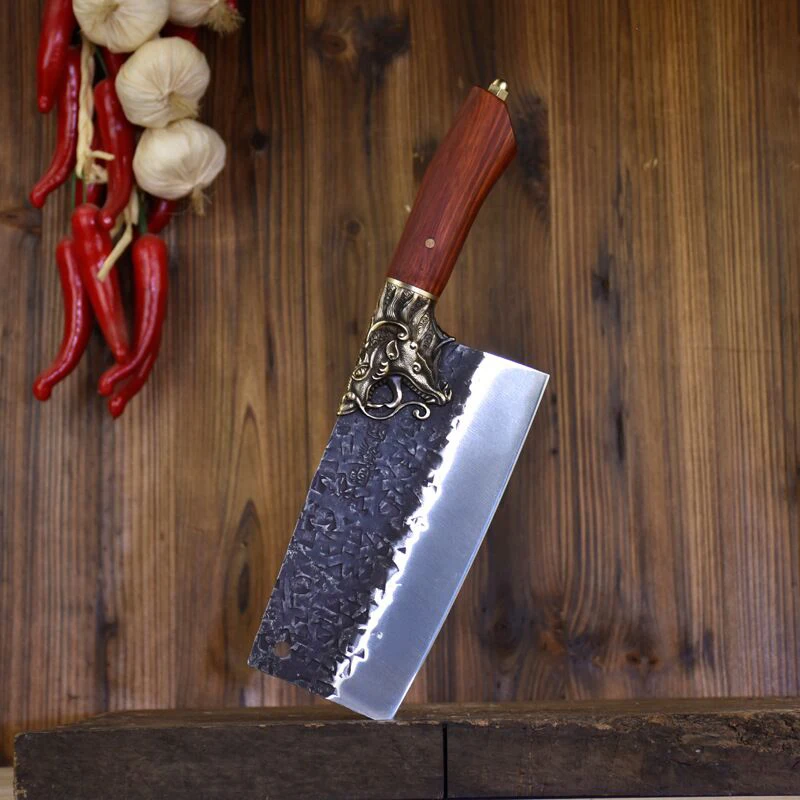 Slicing knife household longquan kitchen knife sharp hand forging knife cutting knife handmade chef knife household