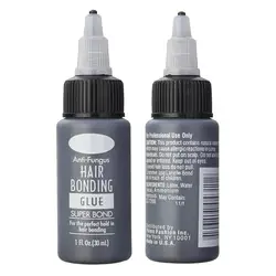 Outil de toupet liquide adhésif pour faux cils, colle pour perruque, facile à appliquer, salon d'extension de cheveux, liaison invisible professionnelle étanche, 30ml