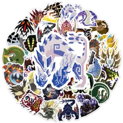 10/30/50/100pcs  New Monster Hunter Graffiti Stickers Ferocious And Terrifying Bike Kettle Window Wall Water Cup Trolley Popular