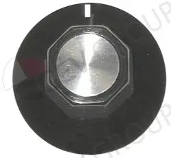 KN06 EGO 524808 BLANK PLASTIC CONTROL KNOB 50mm DIA FOR 6mm EGO SIMMER-STATS