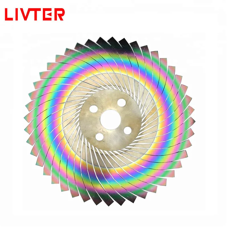 LIVTER precut M42 HSS cockfighting knives for Philippines cockfight blade Ti coated Circular saw