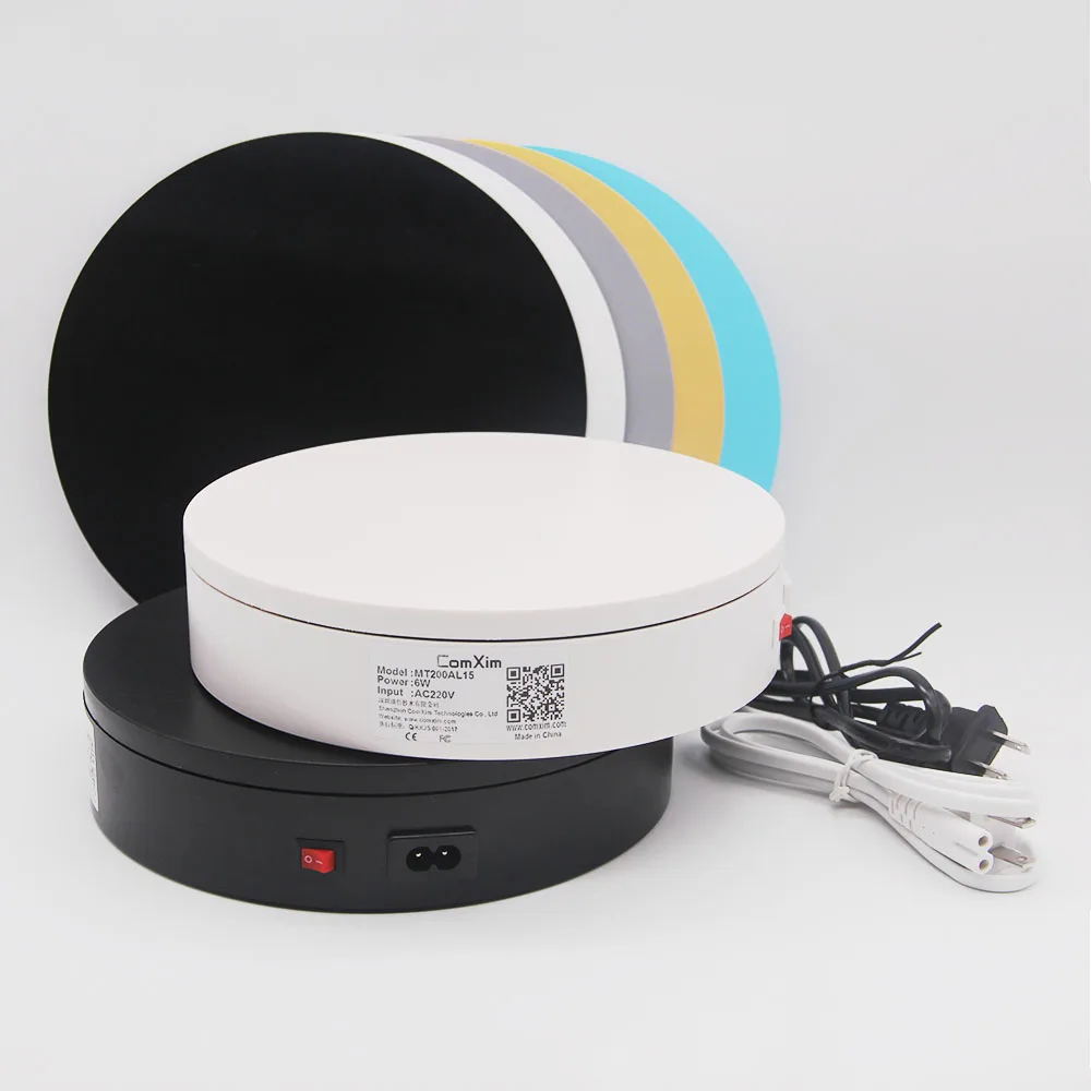 Foleto-回転ターンテーブルを備えた電気自動車電話,回転式ターンテーブル画面,20cm,360度,220v