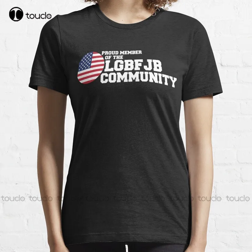 Proud Member Of Lgbfjb Community Funny Anti Biden Anti Democrats Saying T-Shirt Shirts For Men Custom Aldult Teen Unisex Xs-5Xl