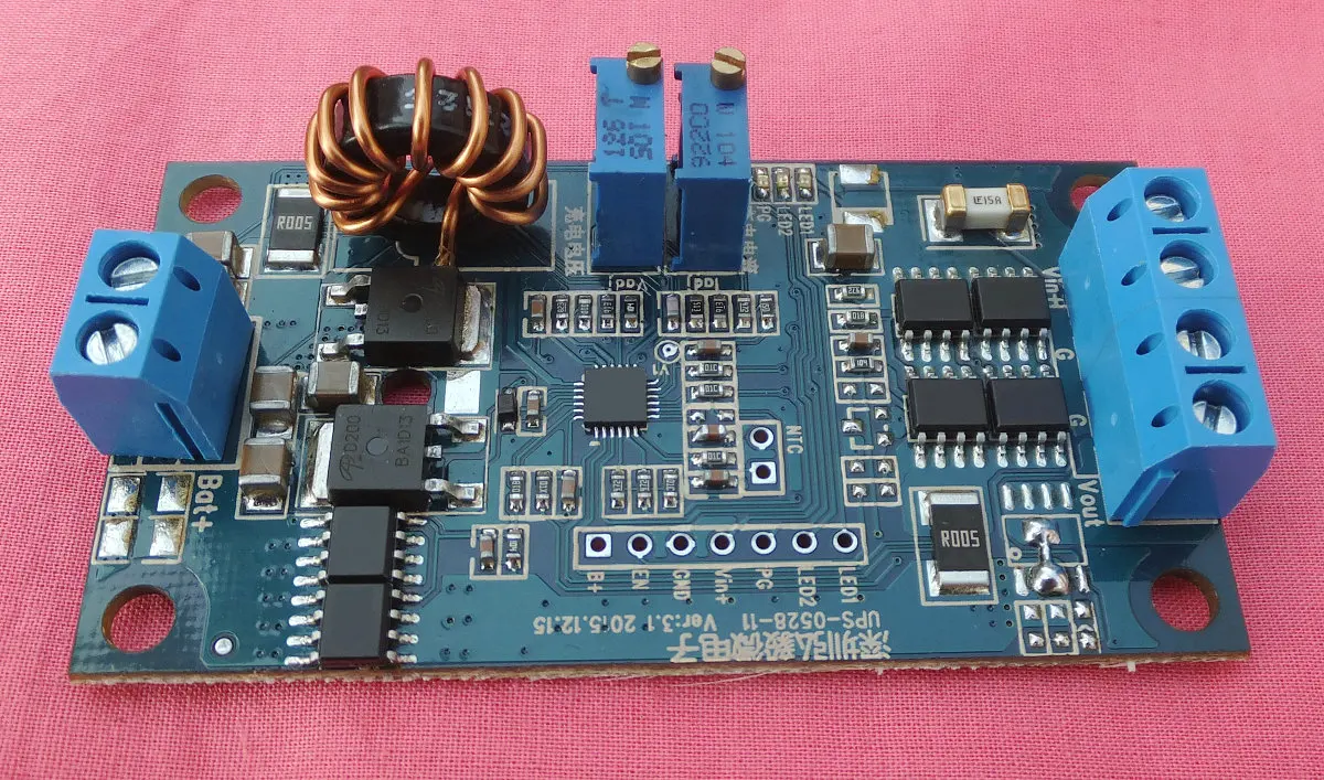 8A High Current Lithium Battery / Lead-acid Battery Charging Module, Constant Current, Constant Voltage, DC UPS Power Supply