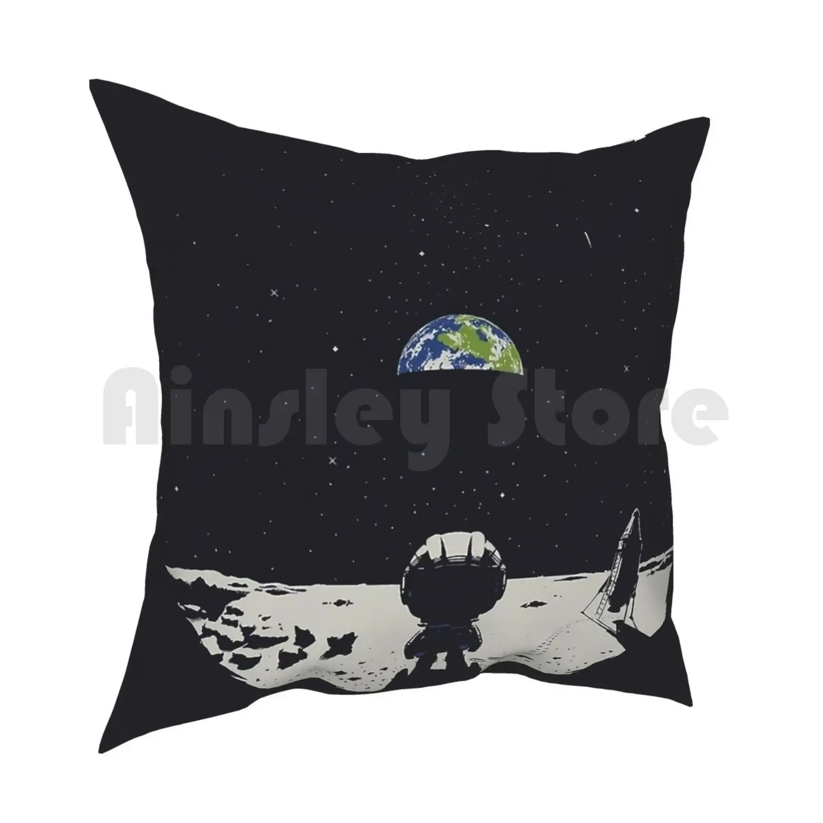 Lonely Space Pillow Case Printed Home Soft Throw Pillow Program Squad Jeb Jebediah Kerman Duna Rocket Program Physics