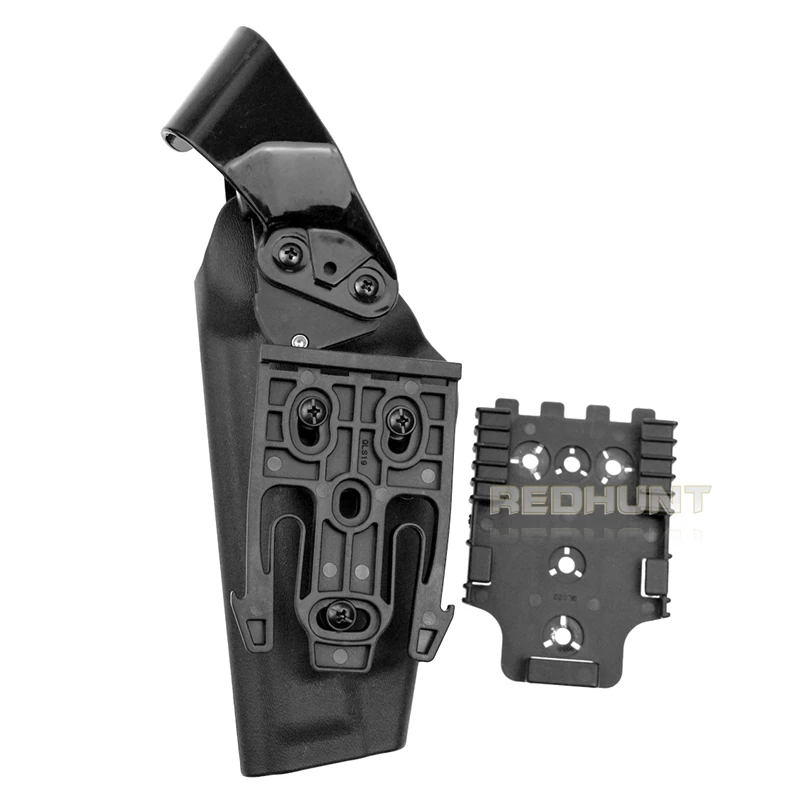 Gun Hoster Accessories Mid-Ride Belt Loop Adapter Loop Mid-Ride Drop Low-Ride Universal Belt Loop Quicck Locking Kit