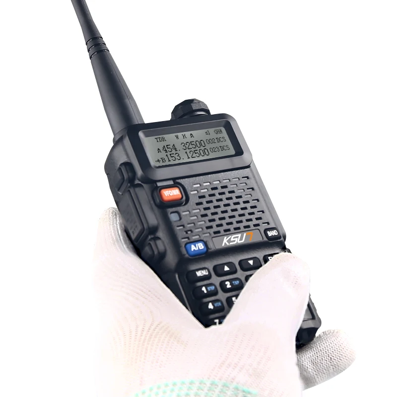 Walkie Talkie Recargable Profesional Walkie Talkie Communication USB UHF VHF Portable Two Way Radio KSUN UV5RB Spain In Stock
