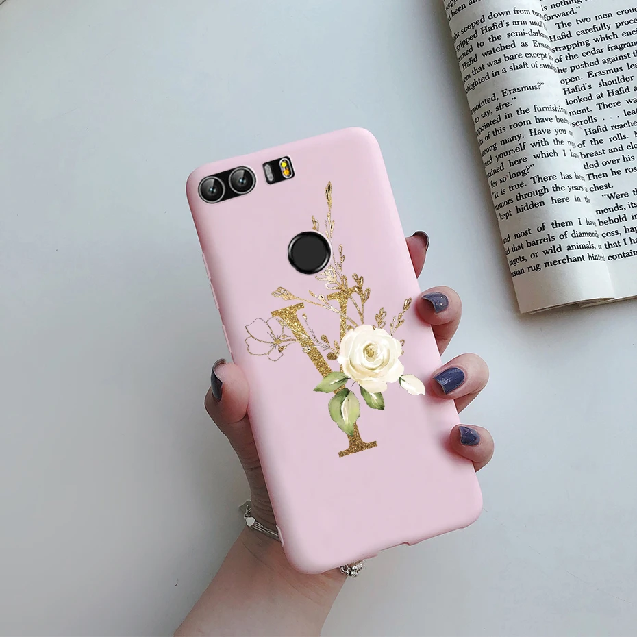 For Huawei Honor 8 Case Cute Letters Silicon tpu Soft Phone Cases For Huawei Honor 8 FRD-L19 FRD-L09 FRD-AL10 Back Cover Housing