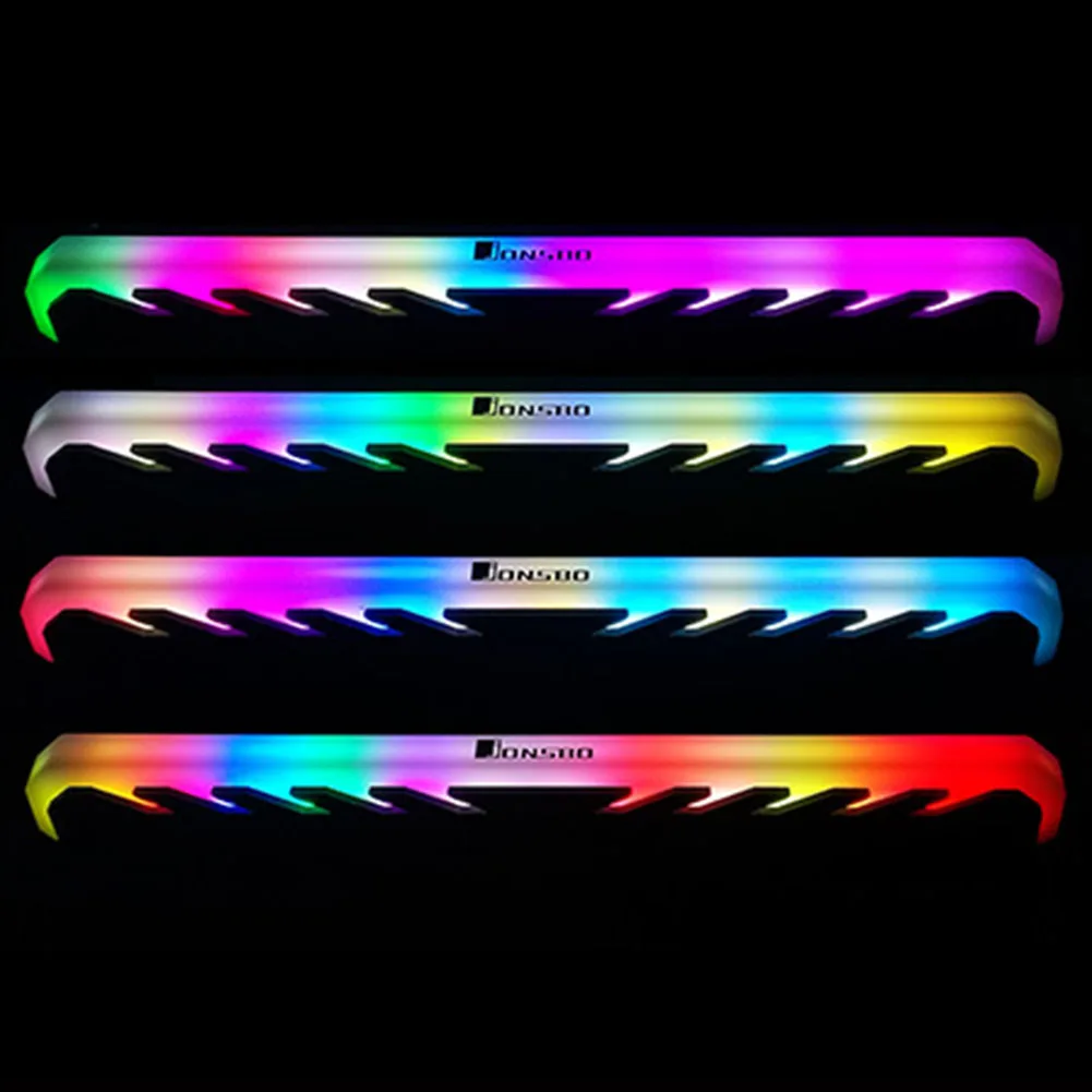 JONSBO-disipador de calor para ordenador, dispositivo de refrigeración multifuncional con Memoria de Color de pasta de radiador DDR RGB DDR3 DDR4