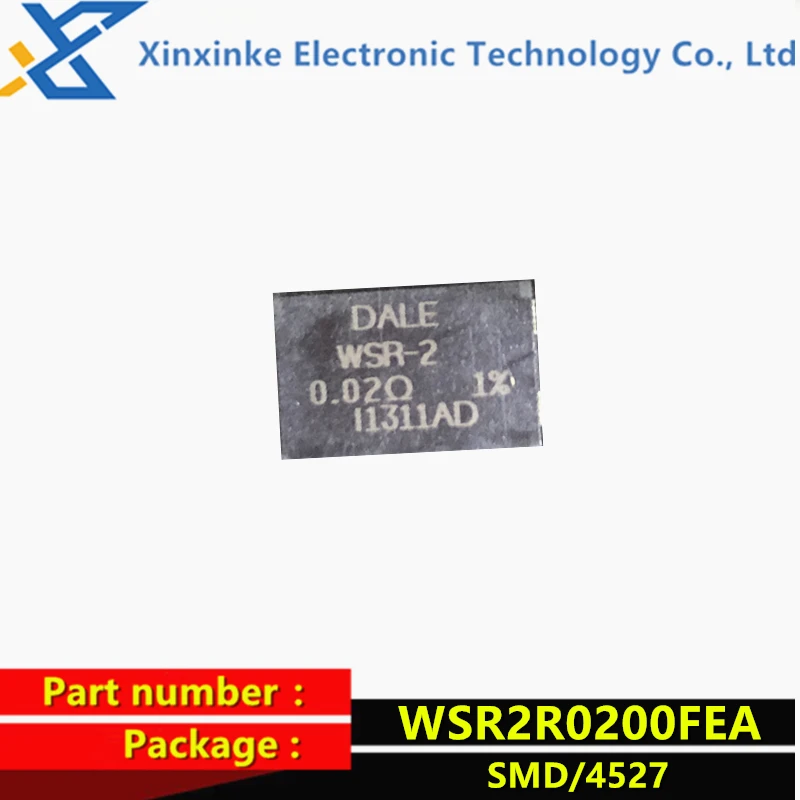 WSR2R0200FEA DALE WSR-2 0.02R 1% 4527 2W 20mR Current detection resistance - SMD 2watts .02ohms Precision power resistor