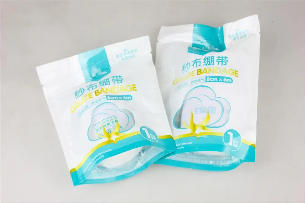 6cm 8cm*600cm Cotton Bandage First Aid Kit Gauze Roll Wound Dressing Medical Nursing Emergency Care Bandage household