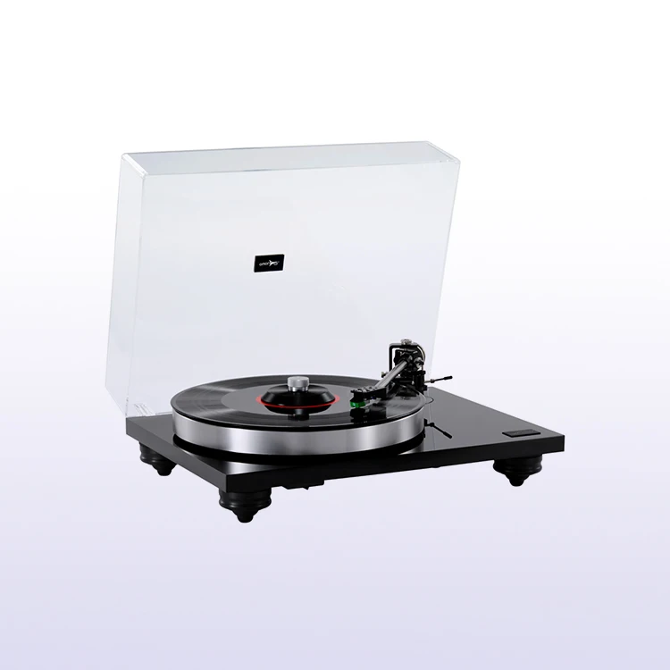 

New Amari vinyl record player LP-007 Magnetic levitation turntable with tone arm, cartridge and disc suppression