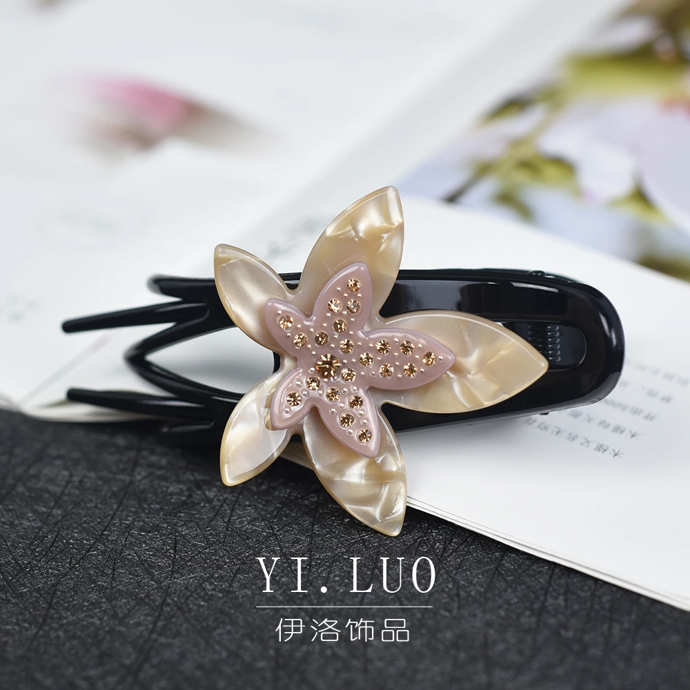 Women headwear 2023 cute hair clips for gilrls vitange hair grip fashion hair pin flower hair accessories for women