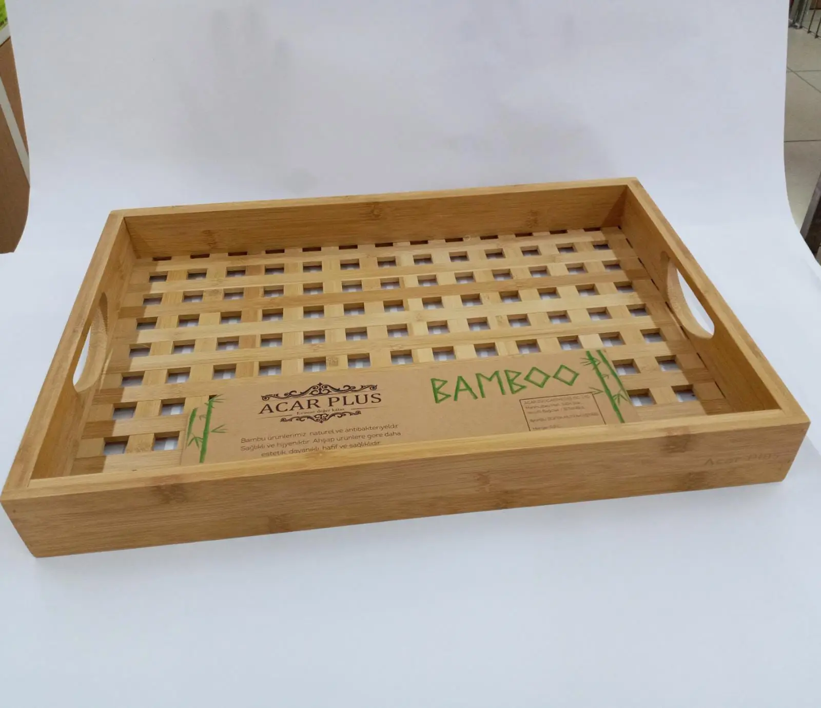 DOLBOVI Elegant Bamboo tray tray поднос plateau de service