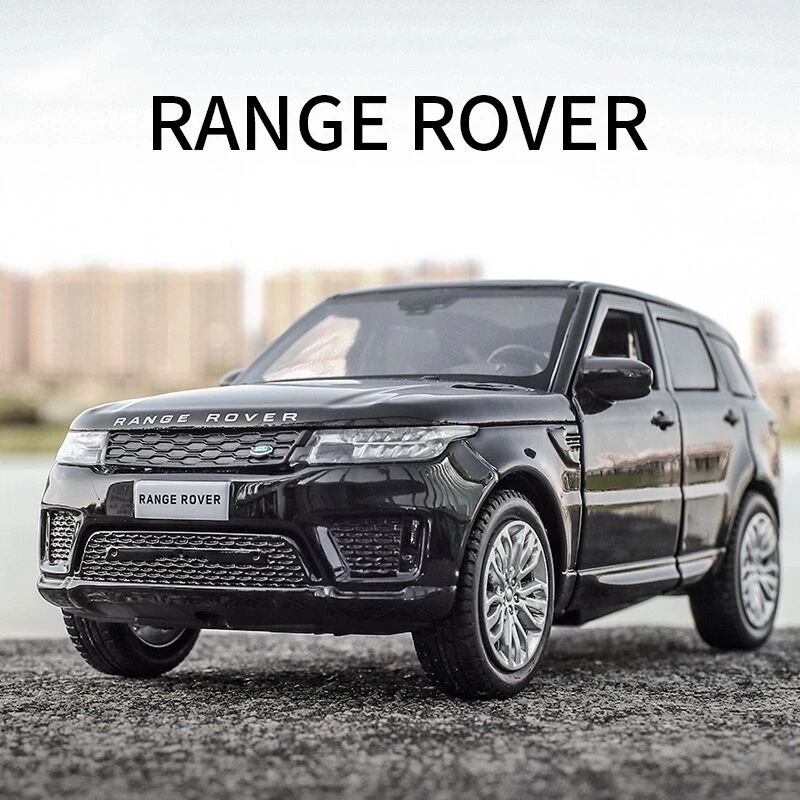 1:32 Range Rover Sports SUV Alloy Car Model Diecasts Metal Toy Off-road Vehicles Car Model Simulation Sound Light Childrens Gift