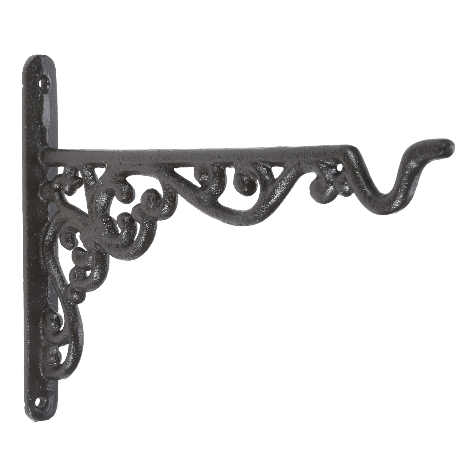 

Cast Iron Hook Bracket Hanging Planters Basket Garden Flower Pots Hanger Wall Hook with screws Bird Feeder Planter Home Decor