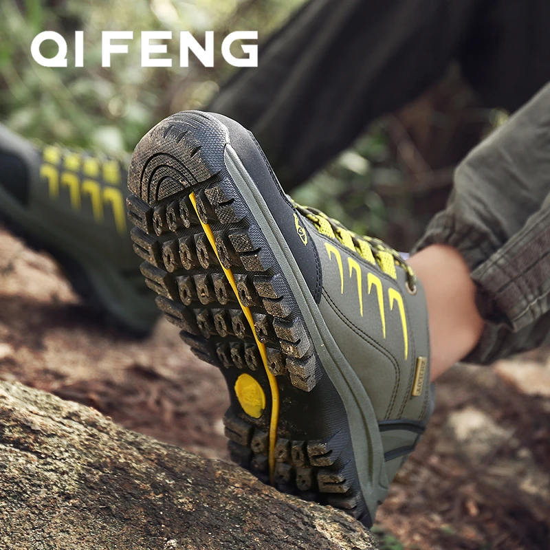 

Классическая походная обувь для мужчин и женщин, на шнуровке, спортивная обувь, уличные беговые треккинговые кроссовки, мужские кожаные ботинки для альпинизма