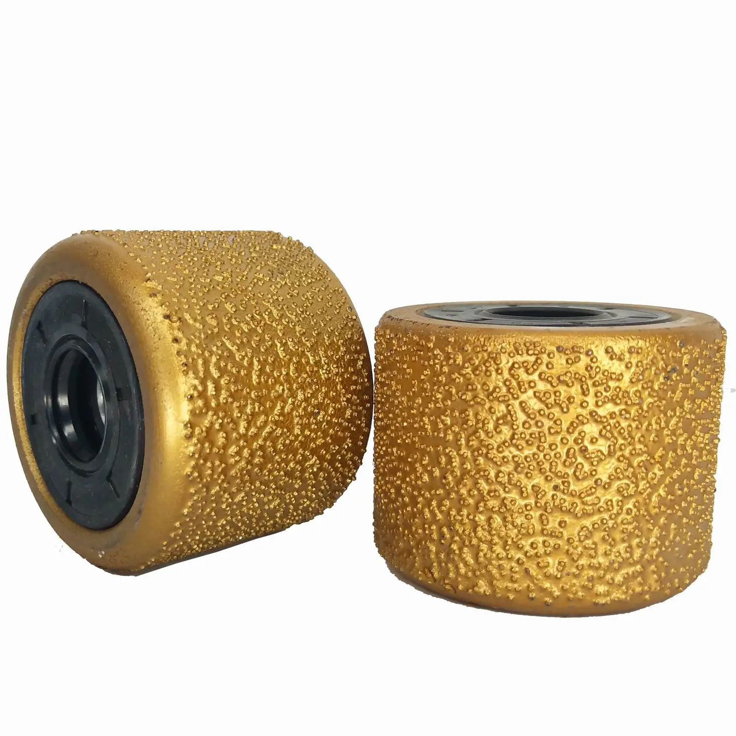 Diamond Stone Tools Vacuum Brazed Bush Hammer Wheel For Exterior Tiles And Floor Stone Marble Sandblasted surface