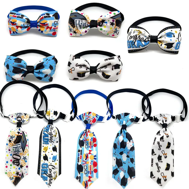 

50/100pcs Pet Graduation Bow Ties Small Dog Cat Puppy Graduation Bowties Dog Grooming Accessories for Small Dogs Products