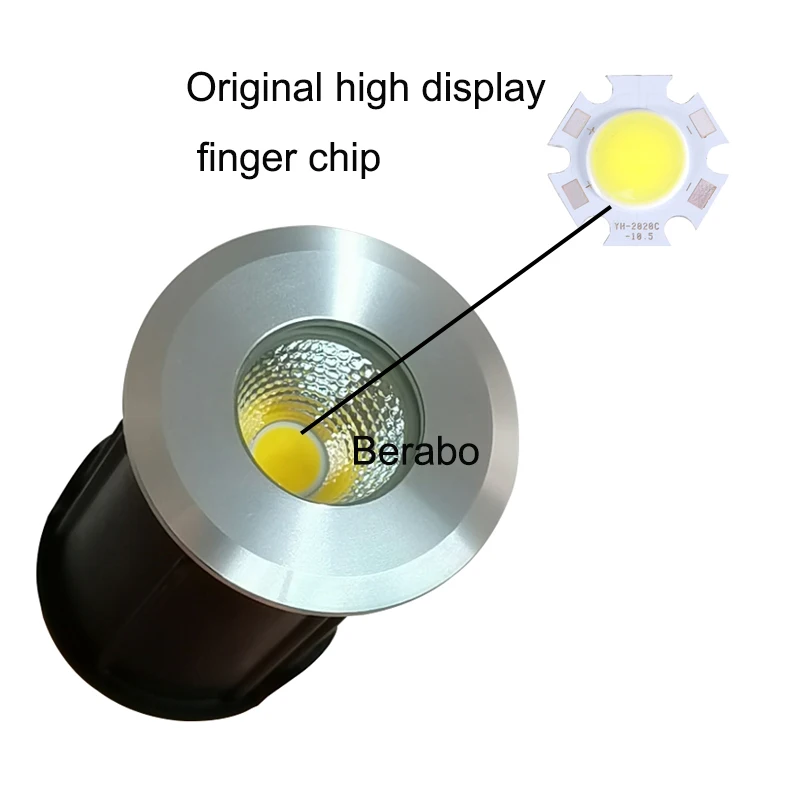 6pcs Cob führte unterirdisches Licht 5w Boden Garten Weg Stehle uchte im Freien unterirdisch begraben Hof Lampe Landschafts licht 110 v220v12v – Detail 4