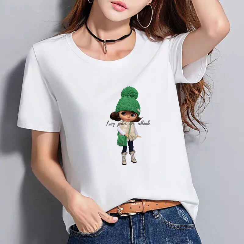 

BGtomato Beautiful girl printing tshirt Women's Clothing brand new Tops & Tees Comfortable cotton T-Shirts