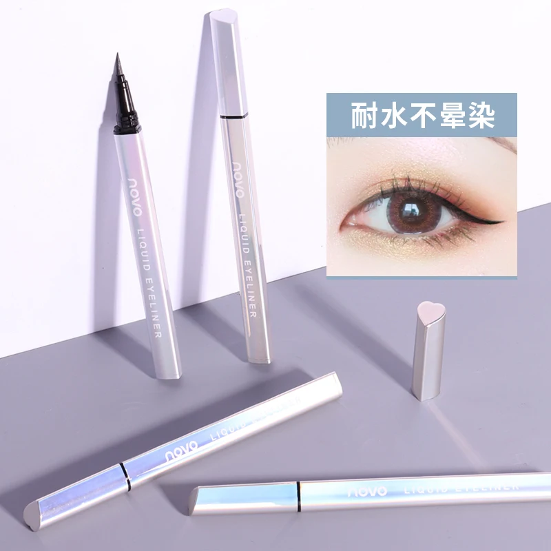 Mermaid Wave Eyeliner Heart shape Pen Tube gładki matowy łatwy do narysowania wodoodporny, długi, trwały, szybkoschnący Eyeliner