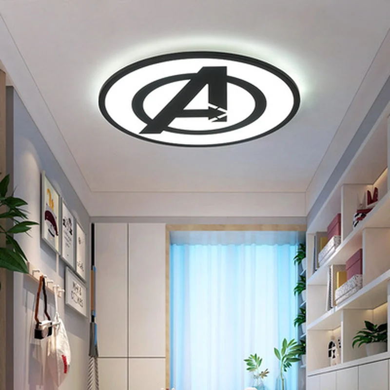 Modern Led Ceiling Lights For Bedroom Study Room Children Room Kids Rom Home Deco Black/Blue Ceiling Lamp