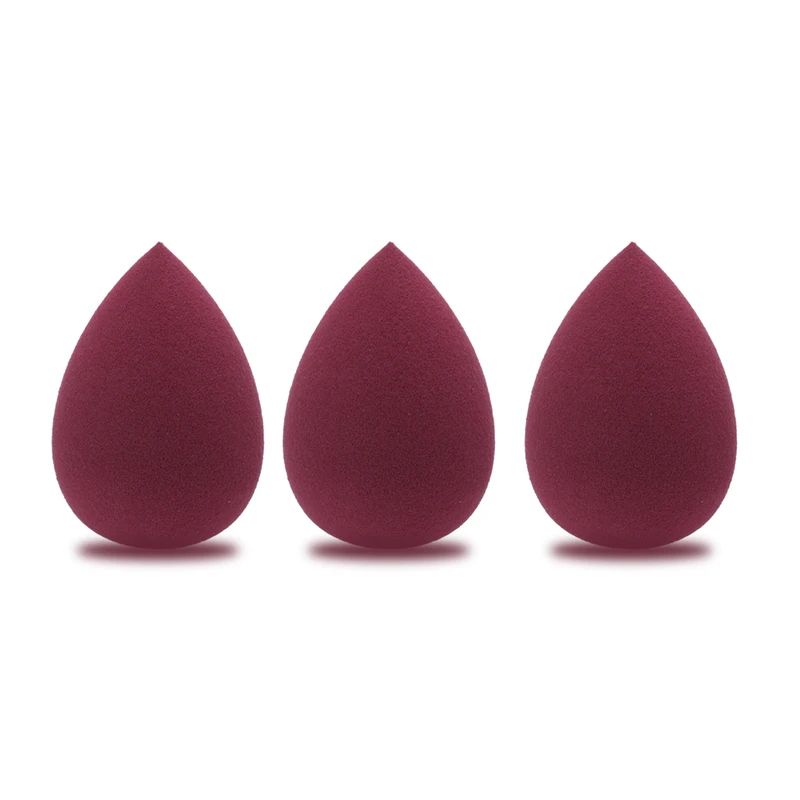 3 PCS Water Drop Makeup Sponge Cosmetic Puff Facial Powder BB Cream Cosmetic Puff Blending Foundation Sponge Puff