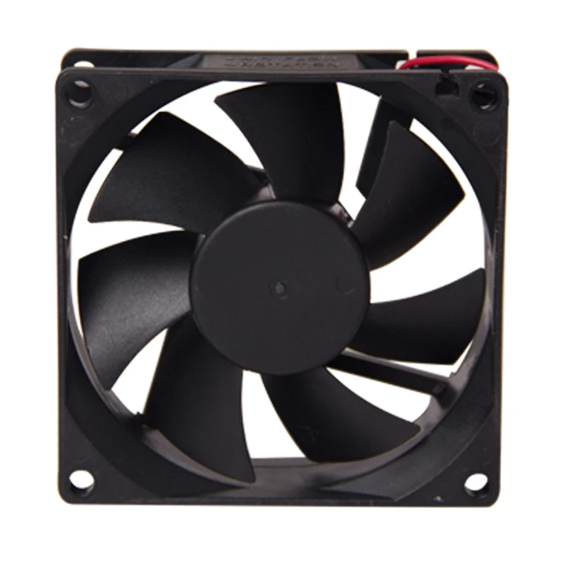 8025 Brushless PC Case CPU Cooler Cooling DC Fan 2 pin 12 V / 24 V  Ball Bearing 80mm x 25mm