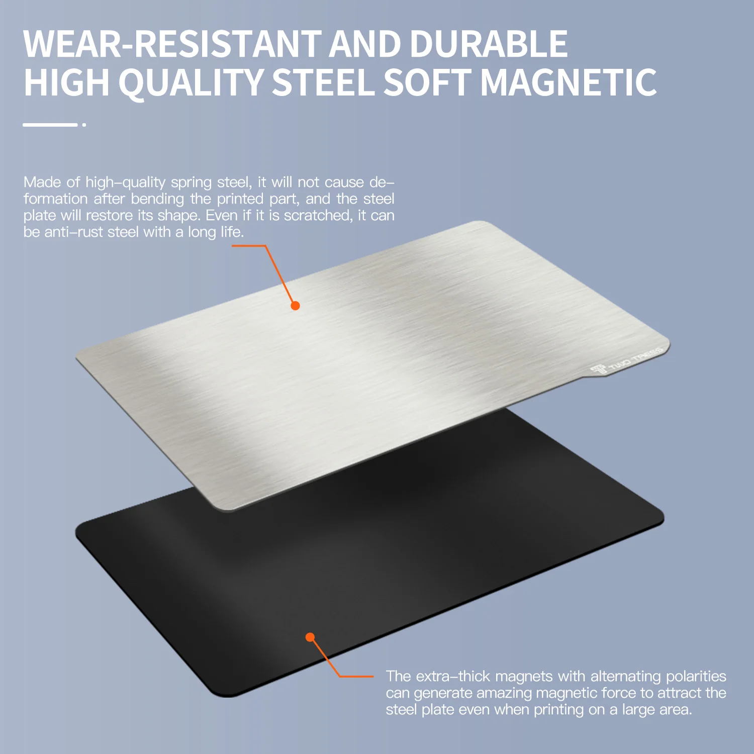 Twotrees LCD Light-Curing Removal Spring Sheet Magnetic Flex Magnetic Hot Sticker for 3D Printer Hot bed Mars 2 Pro/MonoX Photon