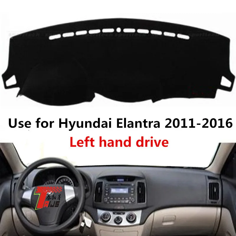 

TAIJS Factory New Design High Quality Polyester Fibre Car Dashboard Cover For Hyundai Elantra 2011-2016 Left hand drive