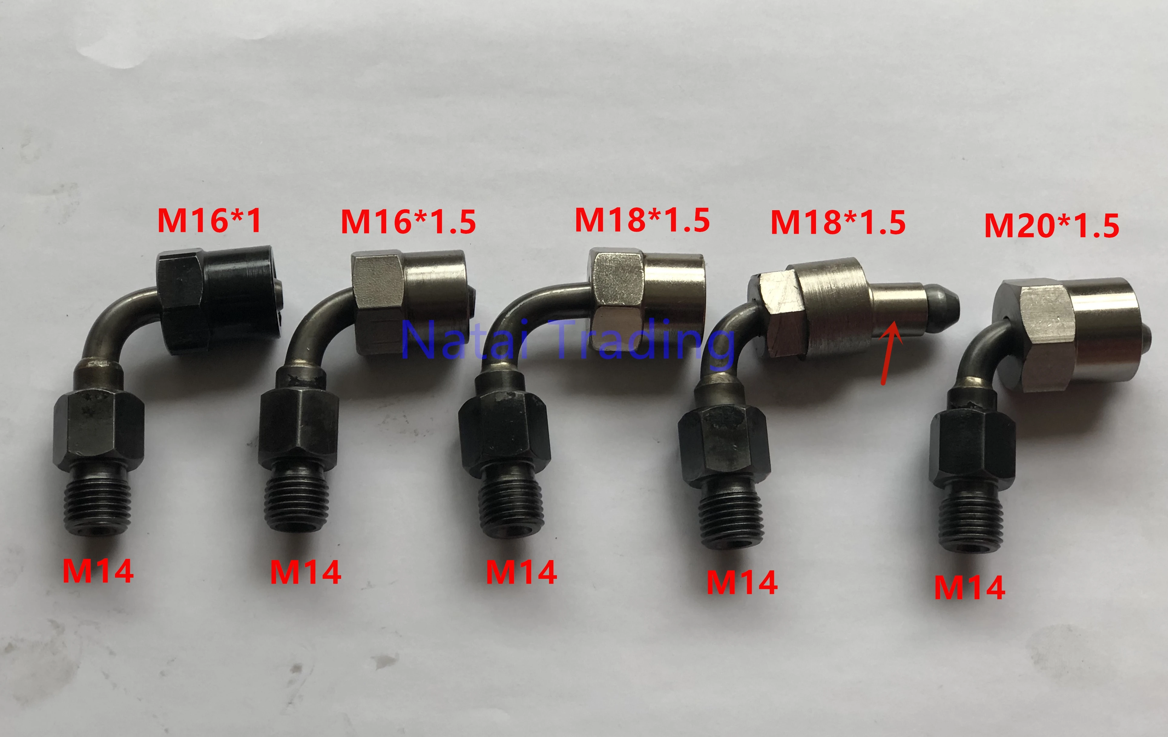 

Oil Tube Conversion Joint Common Rail Diesel Injector Pump Connect Joint to Fuel Tube Bent Oil Pipe 8X3