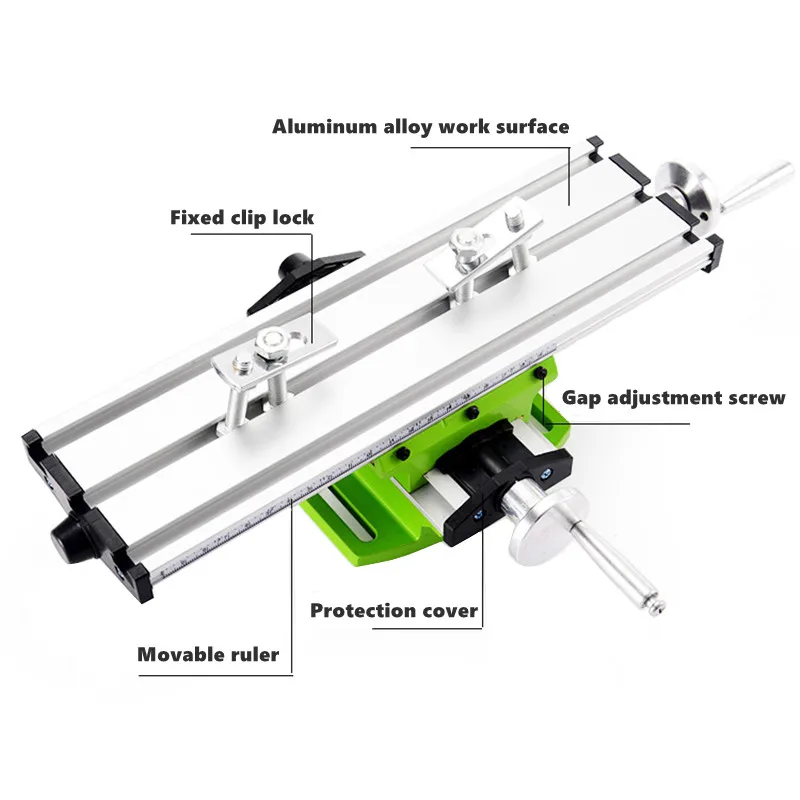 Precision Cross Multifunctional Table, High-Precision X Y-Axis Miniature Mobile Sliding Table CNC Fast Delivery