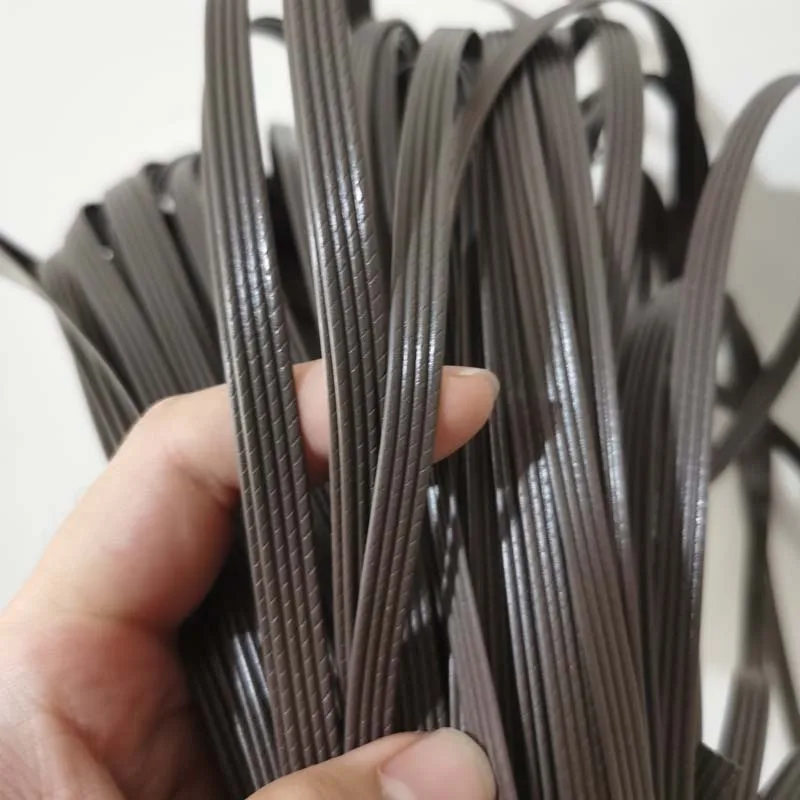 10 Meters 4 Stripes PE Flat Synthetic Rattan Handmade Weaving Plastic Cane Material Knit Repair Table Chair Basket