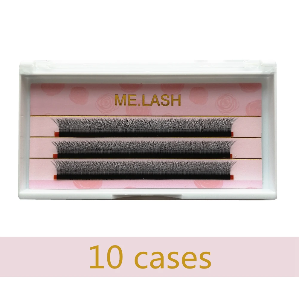 ME.Lash Wholesale 10 Trays 3D Eyelashes Extension C Curl Clover Lashes 0.05mm High Quality Individual Eyelash Faux Mink Eye Lash