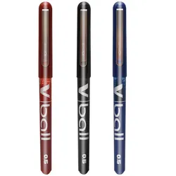 LifeMaster Pilot V Ball BL-VB5 Pure Liquid Ink Gel Pen Black/Blue Super Smooth Writing Supplies