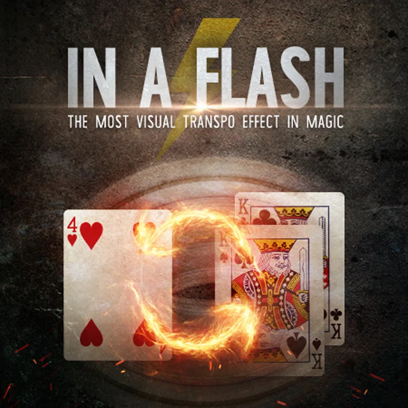 In a Flash with Gimmicks by Felix Bodden SansMinds Creative Lab Magic Tricks Stage Close Up Magia Fire Card Magie Gimmick Props