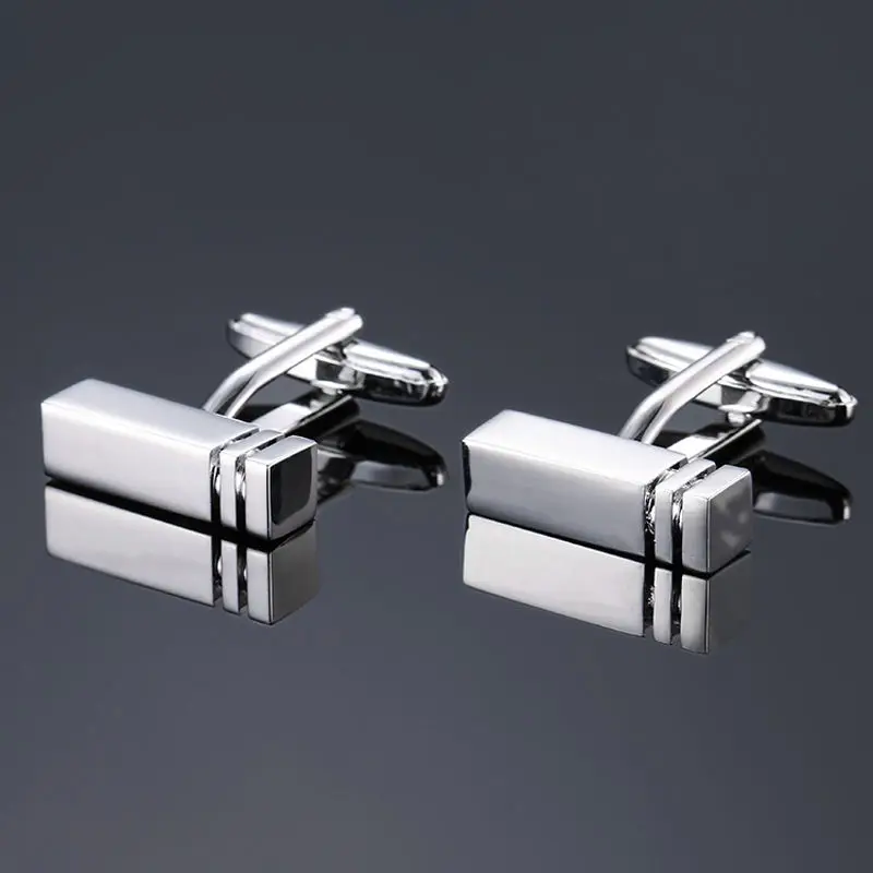 High quality brass laser metal twist Cufflinks fashion men\'s French shirt Cufflinks wholesale / retail