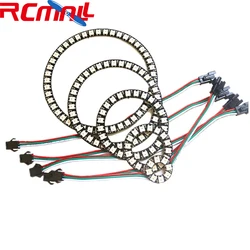 RCmall 8/16/24/35/45/128bits WS2812B 5050 Pixel LED Kreis Ring Address RGB Led-modul DC5V SK6812 DIYmall