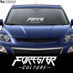 Tri Mishki HZX1071# Forester Culture car sticker funny Vinyl Decals Motorcycle Accessories Stickers