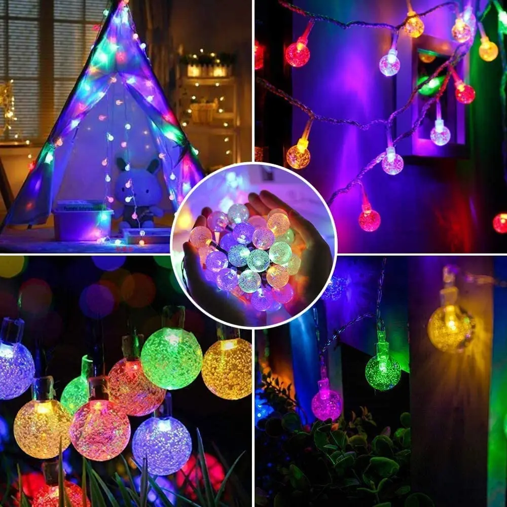 LED String Fairy Lights Outdoor Lighting Solar Lamp Waterproof Solar String Lights Led Solar Light for Garden Decoration Garland