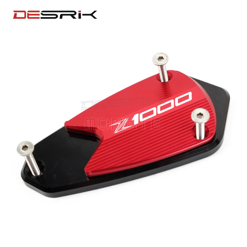 CNC Aluminum Motorcycle Front Brake Clutch Fluid Tank Reservoir Oil Cup Cover Cap For Kawasaki Z1000 Z 1000 2010-2016 2017 2018