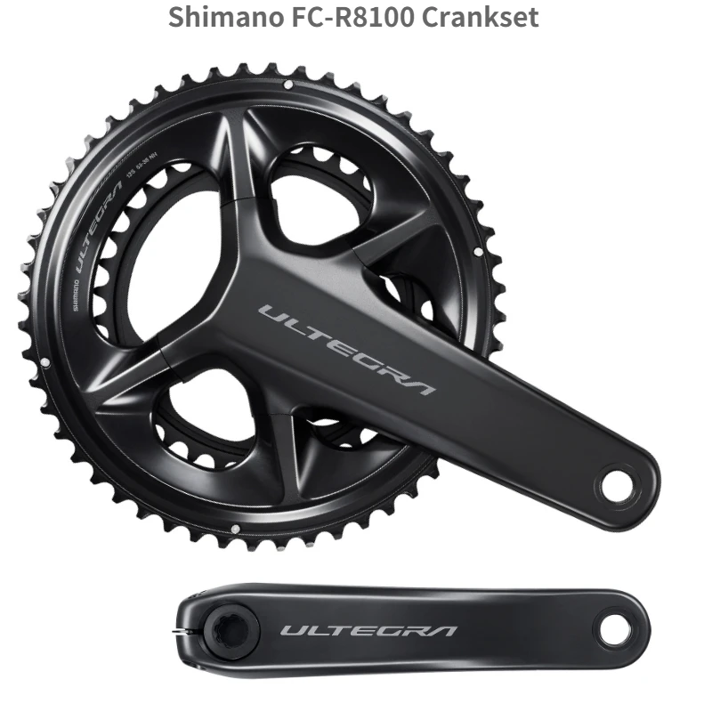 shimano Ultegra FC R8100 2x12-Speed HOLLOWTECH II  Crankset  165/170/172.5/175mm 50-34/52-36T