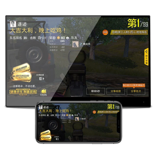 4K HDR IPS Monitor portatile da gioco Monitor Ps4 Ps3 Monitor touchscreen ultrasottile